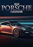 SuperPorsche 2023 A3 Auto Collection Wandkalender mit Spiralbindung, das perfekte Weihnachts- oder Geburtstagsgeschenk