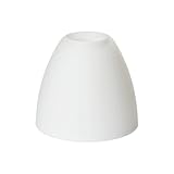 ORION LIGHTSTYLE Glas Lampenschirm Ersatzglas weiß G9 Lochmaß Fassung ø 22mm H50mm Keg
