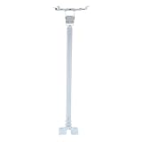 Rancrvy Projektor-Aufhänger, quadratisches Rohr, 60 cm - 120 cm, Wandhalterung für 4-Loch-Projektor-Halterung, multifunktional, prak
