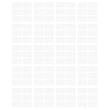 ISTOVO 200 Stück NFC Karten Weißes Blank für PVC Tags Wasserdicht 504 Bytes Chip Stick
