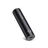 Mini Powerbank USB C 5000mAh Kompakter Slim Externer Akku mit 2.4A Output Kleines Tragbares Ladegerät für iPhone, Huawei, Samsung, Xiaomi und Andere Smartphones-Schw