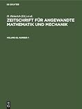 Zeitschrift für Angewandte Mathematik und Mechanik / Zeitschrift für Angewandte Mathematik und Mechanik. Volume 69, Number 4: DE