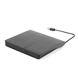 Externes CD DVD Laufwerk,USB 3.0 Tragbar CD Laufwerk Extern,DVD +/-RW Brenner Optical External Drive für Laptop Desktop PC,CD Player Schreiber für Windows 11/10/8/7/XP/Linux/Vista/MacOS (Schwarz)