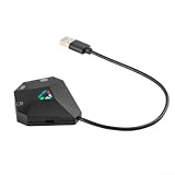 Tastatur- und Maus-Konverter für PS4 für Xbox 360 für NS Switch mit benutzerdefinierter Mapping- und Reset-Taste für flexible Gaming-Setup