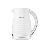Morphy Richards Hive 108274 Wasserkocher, weiß, 1,5 l, schnell kochen, Kunststoff, Hochglanz, 108274