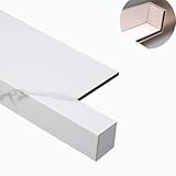 UrbanUp Fensterbankabdeckplatte Acrylfliesen-Finish Fensterbankabdeckung für Wohnheim, Fensterbankabdeckung mit Nase, Modern Dekorativ Fensterbankschutz(White,100x10cm/39.4x3.9in)