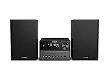 PHILIPS Mini Stereoanlage mit Bluetooth/HiFi-System, DAB+, UKW-Radio, USB, CD-Player, MP3, Bassreflex-Lautsprecher, Digitale Sound Kontrolle, 18 W Audio TAM3505/12