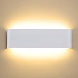 Schiele Wandlampe innen 12W Warmweiß Wandleuchte Treppenhaus Beleuchtung 2800K 30cm 960LM led Wandleuchte Innen Geeignet für Treppenhaus Flur Lampe S