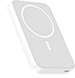 Wireless Power Bank, Magnetische Kabelloses Powerbank 10000mAh 20W Schnell Aufladende Tragbares Ladegerät (USB C Input & Output), Externe Handyakkus für iPhone 16 15 14 13 12 Pro Max Samsung