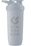 GYMSHAKER Edelstahl Shaker 900 ml - Wabenstruktur-Sieb für cremige Protein Shakes - auslaufsicher & BPA frei - G