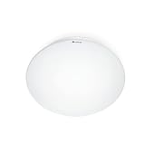 Steinel Innenleuchte RS 16 S L, Wandleuchte, Deckenleuchte, 360° Bewegungsmelder, 8 m Reichweite, E 27 Fassung, Max. 60 W, Weiß
