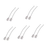 CAXUSD 10 Stk rj45 bis rj11 Telefon zu Ethernet-Kabel Telefonbuchse auf Ethernet-Adapter telefon zu ethernet konverter telefon zu ethernet adapter Ethernet-zu-Telefonleitungsadapter Ab