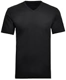 RAGMAN Shirt schwarz im Doppelpack V-Neck, M