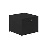 VANSHEIM Abdeckung Couchtisch Abdeckplane Couchtisch mit Schwerlast Oxford Polyester Winddicht Winddicht für Kleiner Terrassentisch,Beistelltisch,Ice Cube Hocker 45x45x45