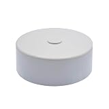 Verteilerdose ø 64x23mm inkl. Befestigungszubehör Aufputzdose Anschlussdose Baldachin (Weiß)