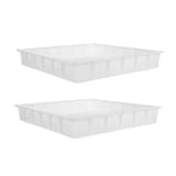 IWOWHERO 2st Farbige Ziegelform Form Des Gartens Trittsteinform Form Für Gehwege Aus Beton Gartenweg-betonform Form Für Betonpflastersteine Form Für Hofwegpflaster Betonstrukturform Pp Weiß