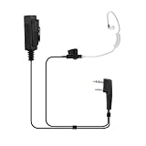 VISIYUBL 10 stücke Große Größe PTT 2Pin Mic Ohrhörer Fit for Kenwood Fit for Retevis H777 RT5R RT5 RT7 RT22 Fit for Baofeng UV-5R BF-888S Fit for TYT Walkie Talk