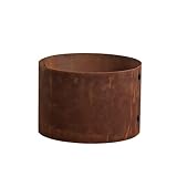 ESTEXO Pflanzring Hochbeet Rost Edelrost Pflanzgefäß Pflanzkübel Metallring Kräuterbeet Stahlring Stahl Ring (40 cm)