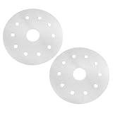 iplusmile Wärmeleitfolie Induktionsherd Adapterplatte 2 Stück aus Edelstahl 13cm für Kochtöp