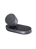UGREEN Zapix 2-in-1 Magnetisches Kabelloses Ladegerät 15W, Qi2 zertifizierte iPhone Ladestation kompatibel mit MagSafe für iPhone 17/16/15/14/13/12 Serie & AirPods, mit 1M Kabel - Schw