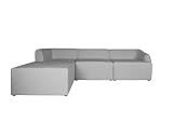 Ares Meble Ecksofa Rimini II - Modernes L-Sofa 3 sitzer - Wohnzimmer Sofa - Kleine Sofa - Solider Rahmen - Samt - G
