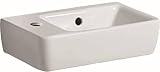 Geberit Renova Compact Waschbecken 40x25x10 cm Weiß
