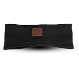 equlup Sleep Headphone Wireless, Sportmusik Stirnband atmungsaktives, dehnbarer Schlafmaske -Ohrhörer mit Bluetooth für das Ausführen von Workout -Yoga (Schwarz)