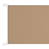 Lawn & Garden Senkrechtmarkise Taupe 100x800 cm Oxford-Gewebe Outdoor Living