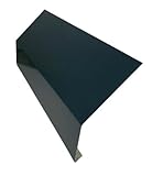 Traufblech 1 m lang Aluminium farbig 0,8 mm (klein, Anthrazit) Zuschnitt 16,5