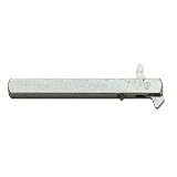 MS Beschläge Wechselstift mit Ausstellhaken 8mm Vierkant Profilstift Patentstift Patentwechselstift Hakenwechselstift Stahl verzinkt Vierkantstift (Türstärke 56-62mm)
