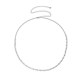 Mesnt Kettengürtel Gürtel Taillenkette für Kleid Taillenkette, Bauchkette, Hüftkette, Kettengürtel, Körperkette Hüftkette Silber Delfin, Silb