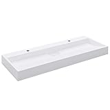 Waschtisch 120x46x11 cm Mineralguss/Marmorguss weiß, CIADAZ Waschtisch, Waschbecken, Waschtisch, Waschtisch, Waschtisch, Aufsatzwaschbecken - 144068