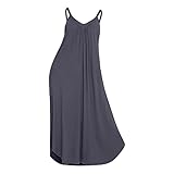 Hkdjaess Nachthemd für Damen, Baumwolle, schick, Nachtkleid, V-Ausschnitt, sinnlich, T-Shirt, Nachthemd, locker, Sleepwear, große Größen, elegant, Baumwolle, Pyjama, für den Innenbereich, S