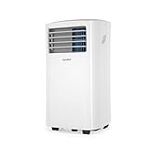 Comfee Mobiles Klimagerät MPPH-09CRN7, 3-in-1 Klimaanlage mit Abluftschlauch, Kühlen&Entfeuchten&Ventilieren, 9000 BTU, 2.6kW, für Räume ca. 80m³(31㎡), EE