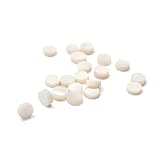 LOLIPPYY 10Er Pack Gitarren Griffbrettpunkte Weiße Griffbrett Inlay Marker Bund Inlays Gitarren Griffbrett Inlay