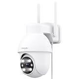 GALAYOU 2K Überwachungskamera Aussen, 360° PTZ WLAN IP Kamera Überwachung Aussen, WiFi Outdoor Camera mit Farbnachtsicht, 2-Wege-Audio, IP65 wetterfest für Garten/Haus/Wohnung, Y4