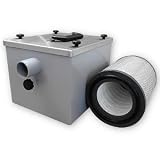 HEPA-Filterbox Estrichfilterung Estrichtrocknung Filterkasten HEPA H13 Schwebstofffilter-Patrone (mit Filterpatrone)