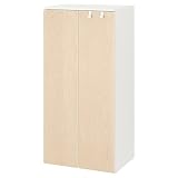 Ikea SMÅSTAD Kleiderschrank, 60x42x123 cm, Weiß/Birk