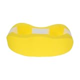 YARNOW Schwimmtrainingsbrett mit Knöchelmanschetten Ergonomisch für Erwachsene Gelb Kraultechnik Beinschlagtrainer für Pooltraining und Körperhaltungskorrek