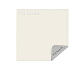 Blechzuschnitt aus verzinktem Stahlblech 0,75 mm farbbeschichtet in RAL 9010 (Reinweiß) - einseitig mit Schutzfolie - 60 x 80 cm (600 x 800 mm)