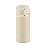 Zojirushi SM-PD20-CM One-Touch-Edelstahl-Wasserflasche, 0,2 L, Beig