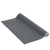 Venilia Klebefolie Uni Matt Anthrazit Dekofolie Möbelfolie Tapeten selbstklebende Folie, PVC, ohne Phthalate, grau, 45cm x 2m, 160µm (Stärke: 0,16mm), 53289