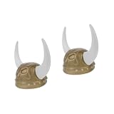 GALPADA 2st Hornhut Aus Kunststoff Halloween-partyhüte Halloween Wikingerhelm Wikingerhut Karnevalshut Gehörnter Helm Halloween-partyhut Mittelalterlicher Wikingerhelm Plastik G