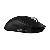 Logitech G PRO X SUPERLIGHT 2 LIGHTSPEED Kabellose Gaming-Maus, West Europa Verpackung, Lightweight, 60g, 8K-Abrufrate, 44K DPI, 5 programmierbare Tasten, USB-C, PC & Mac - Schw