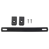 Schwarzer PVC-beschichteter Verstärkergriff für Gitarrenverstärker – Lautsprecherschrankgriff 165 mm mit Schrauben, Ersatz-Gitarren-Lautsprechergriff, robuster Eisengriff für Reparatur (200 mm)