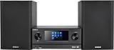 Kenwood M-9000S-B - Smart Micro Hi-Fi System mit Internetradio, DAB+, CD/USB und Audiostreaming, Farbe Schw