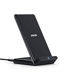 Anker Induktive Ladestation, Qi-Zertifiziert, Geeignet für iPhone 17 Pro Max/17 Pro/17/16/15/14/12/11 Serie,10W Schnellladefunktion für Galaxy S25/S24/S23 (Ohne Netzteil)
