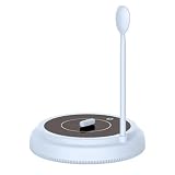 Fubdnefvo Wiederaufladbarer Magnetischer Milchshaker, Elektrischer Kaffeemixer, Baby-Milchshaker, Intelligente Weinkaraffe (Himmelblau)