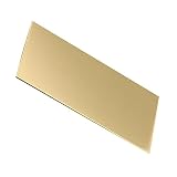 IkErna Messingblech, 2 Stück, H62, Dicke 0,3–2,5 Mm Für Rahmenmodellform Basteln Zum Selbermachen, 100 Mm * 50 Mm/Thickness 0.8M