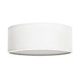 Smartwares Deckenleuchte – Textilschirm – 30 cm Ø – 2x E14 – Max. 40 W – Für LED geeignet – Weiß – 10.004.63